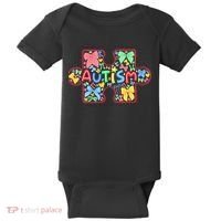 Autism Awareness Puzzle Heart Awareness Day - Women Girl Baby Bodysuit thumb 0