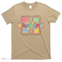 Autism Awareness Puzzle Heart Awareness Day - Women Girl T-Shirt thumb 0