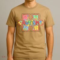 Autism Awareness Puzzle Heart Awareness Day - Women Girl T-Shirt thumb 3