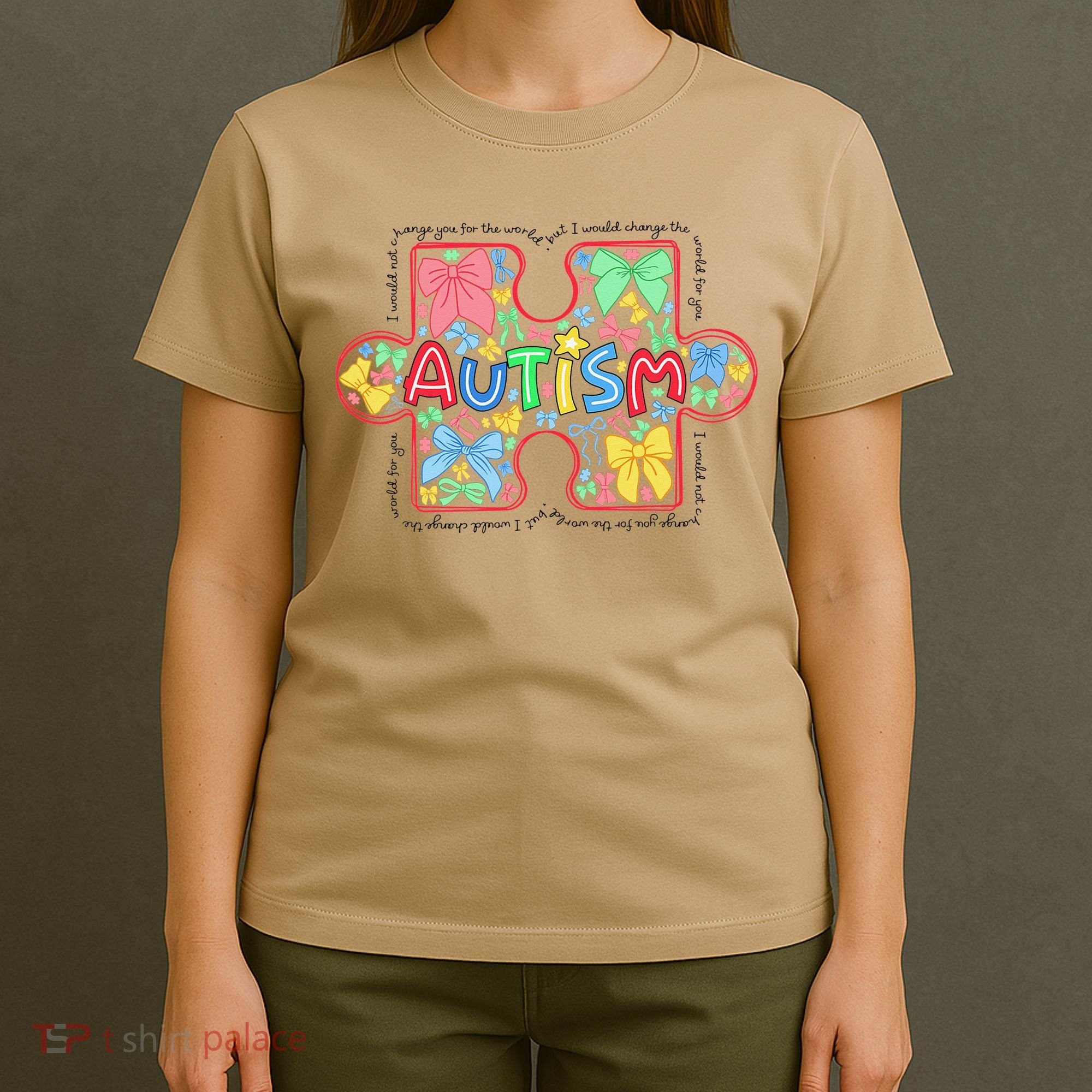 Autism Awareness Puzzle Heart Awareness Day - Women Girl T-Shirt
