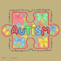 Autism Awareness Puzzle Heart Awareness Day - Women Girl T-Shirt thumb 7