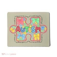 Autism Awareness Puzzle Heart Awareness Day - Women Girl Mousepad thumb 0