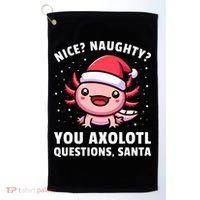 Axolotl  Axolotl Questions Christmas  Golf Towel thumb 0