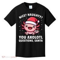 Axolotl  Axolotl Questions Christmas  Kids T-Shirt thumb 0