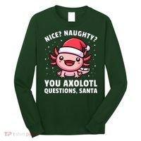Axolotl  Axolotl Questions Christmas  Long Sleeve Shirt thumb 0