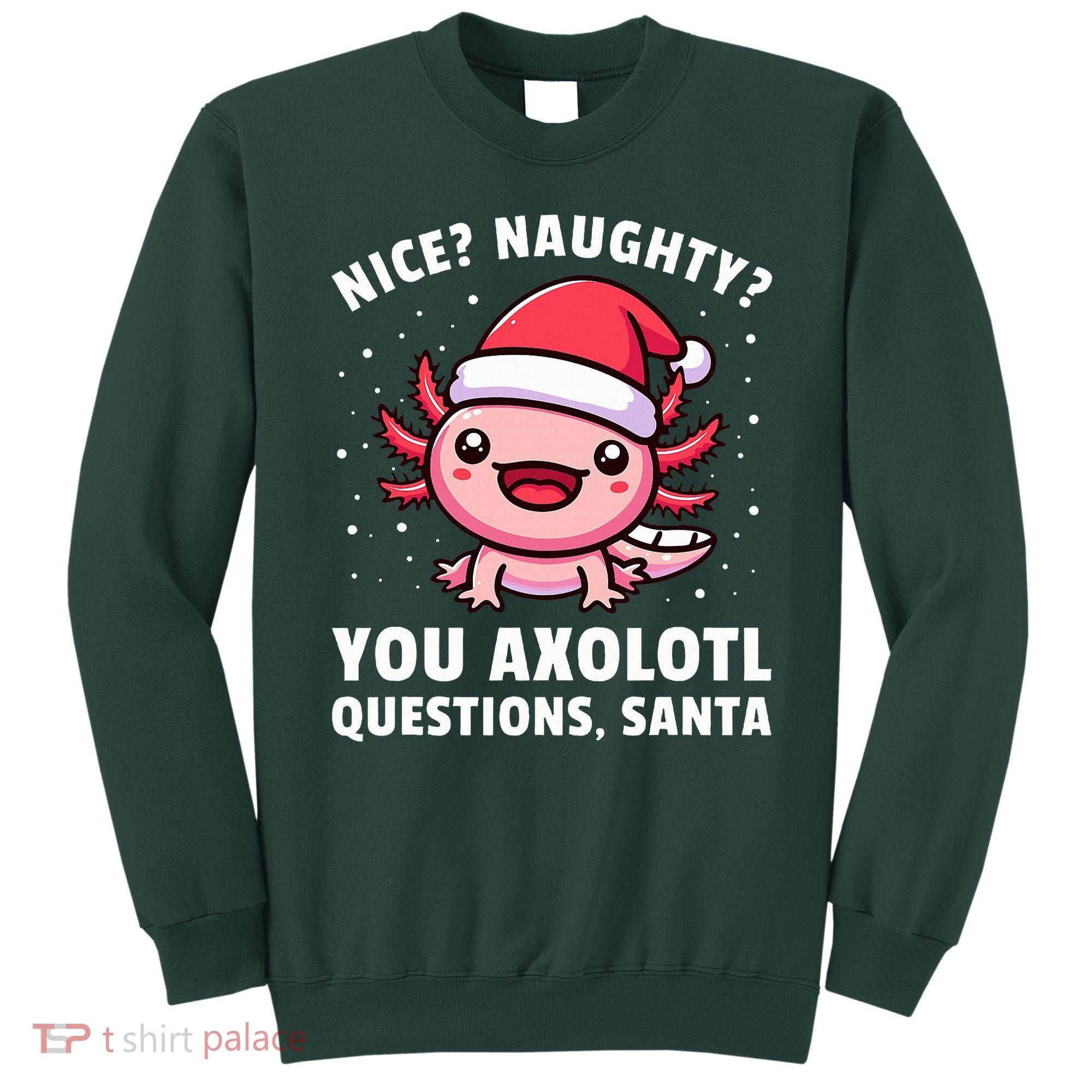 Axolotl  Axolotl Questions Christmas  Sweatshirt