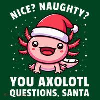 Axolotl  Axolotl Questions Christmas  Mousepad thumb 1