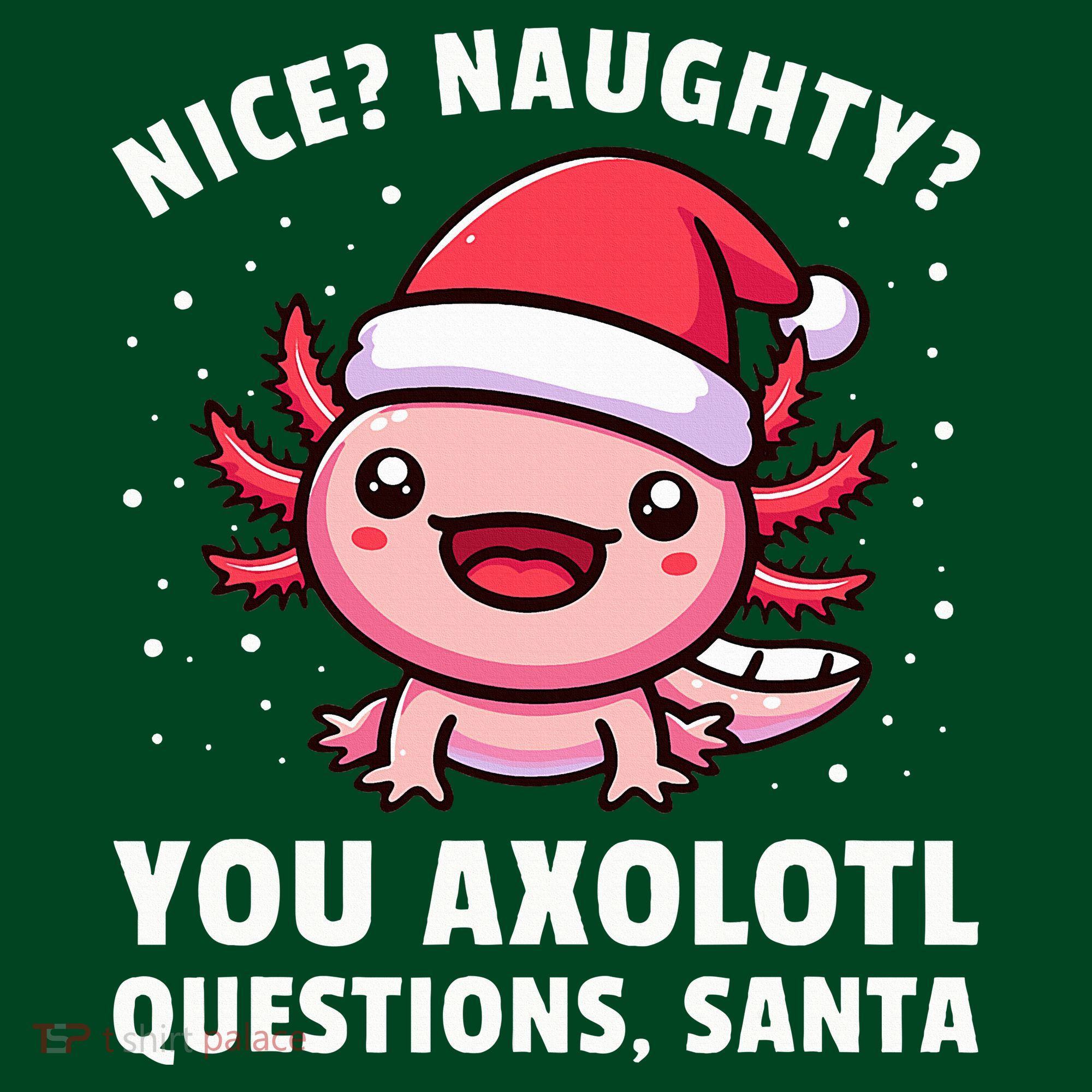 Axolotl  Axolotl Questions Christmas  Mousepad