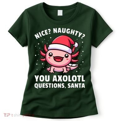 Axolotl  Axolotl Questions Christmas  Women's T-Shirt