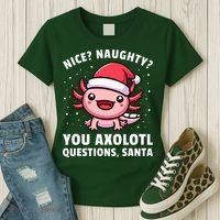 Axolotl  Axolotl Questions Christmas  Women's T-Shirt thumb 3