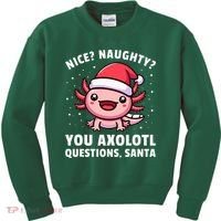 Axolotl  Axolotl Questions Christmas  Kids Sweatshirt thumb 0