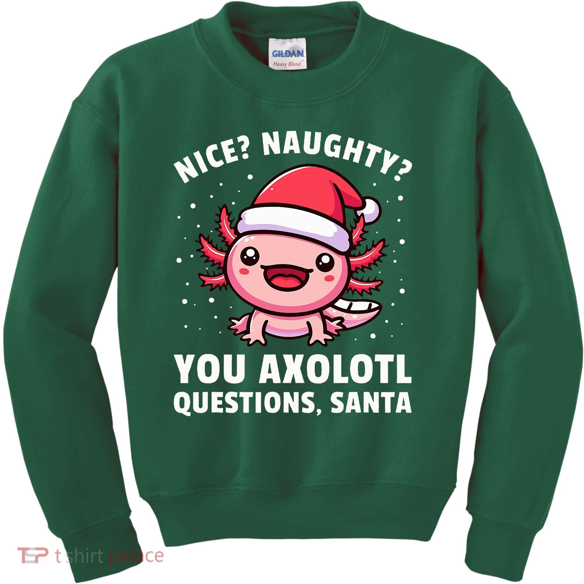 Axolotl  Axolotl Questions Christmas  Kids Sweatshirt