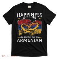 Armenian Armenia Roots Marriage Heritage Married Flag T-Shirt thumb 0