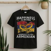 Armenian Armenia Roots Marriage Heritage Married Flag T-Shirt thumb 2