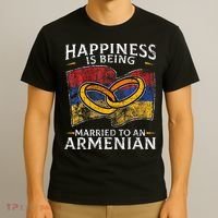 Armenian Armenia Roots Marriage Heritage Married Flag T-Shirt thumb 3