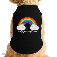 Autism Acceptance Rainbow Doggie Tank thumb 0