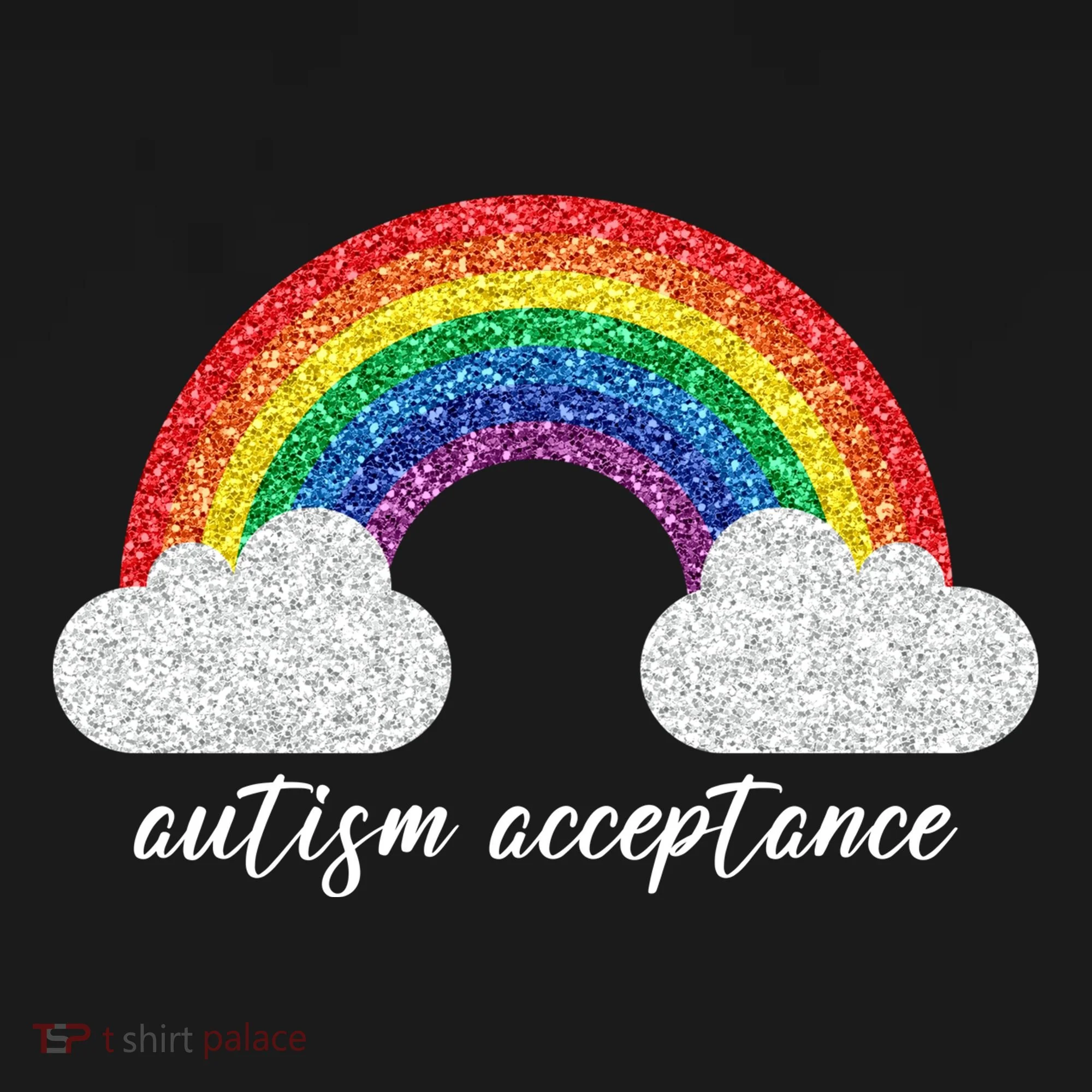 Autism Acceptance Rainbow Doggie Tank