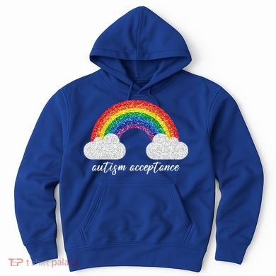 Autism Acceptance Rainbow Hoodie