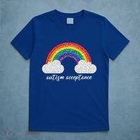 Autism Acceptance Rainbow T-Shirt thumb 5