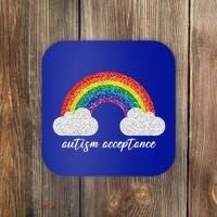 Autism Acceptance Rainbow Coaster thumb 0