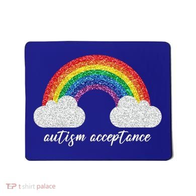 Autism Acceptance Rainbow Mousepad
