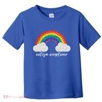 Autism Acceptance Rainbow Toddler T-Shirt thumb 0