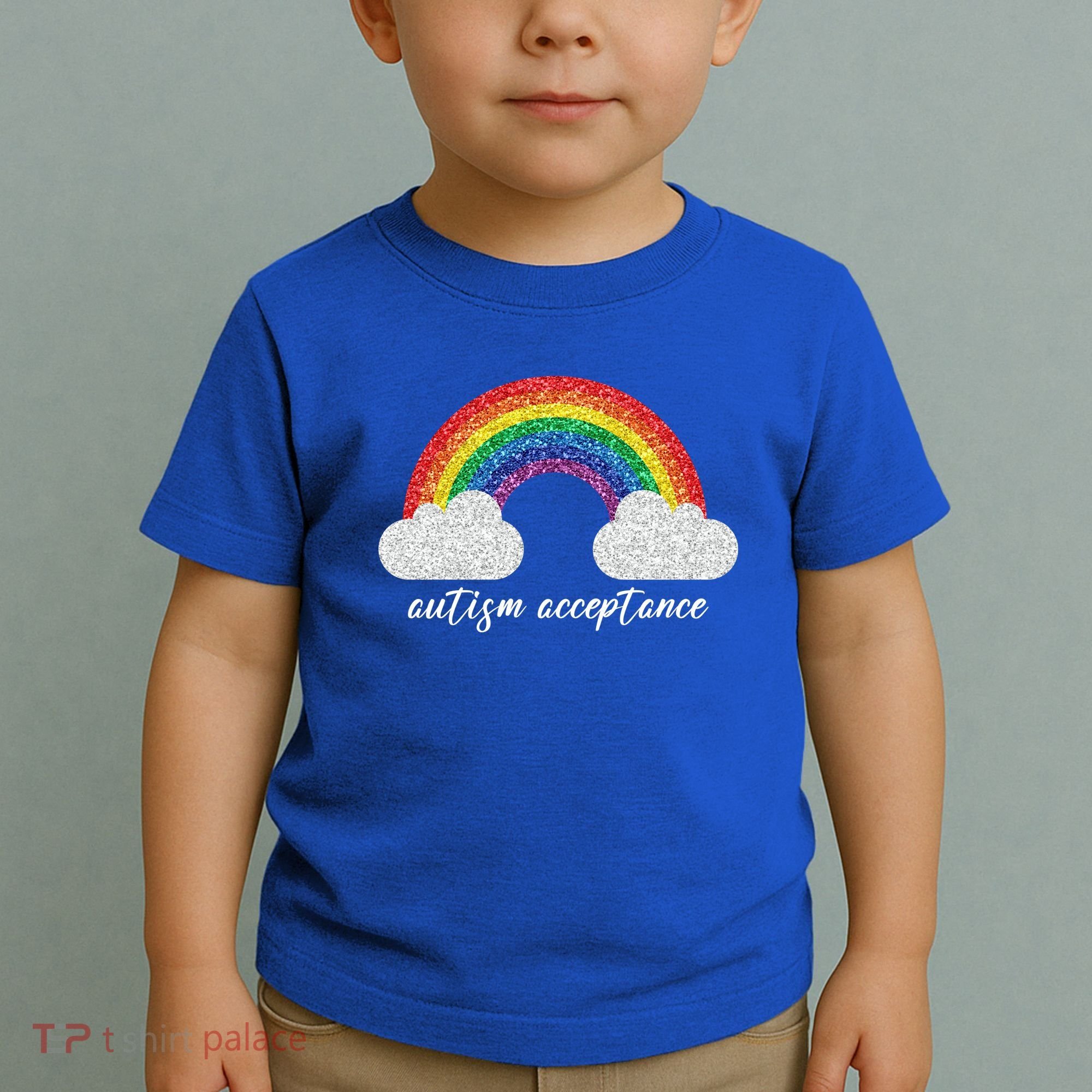 Autism Acceptance Rainbow Toddler T-Shirt