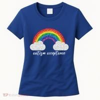Autism Acceptance Rainbow Women's T-Shirt thumb 0