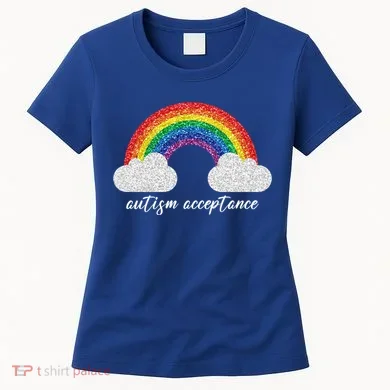 Autism Acceptance Rainbow Women's T-Shirt