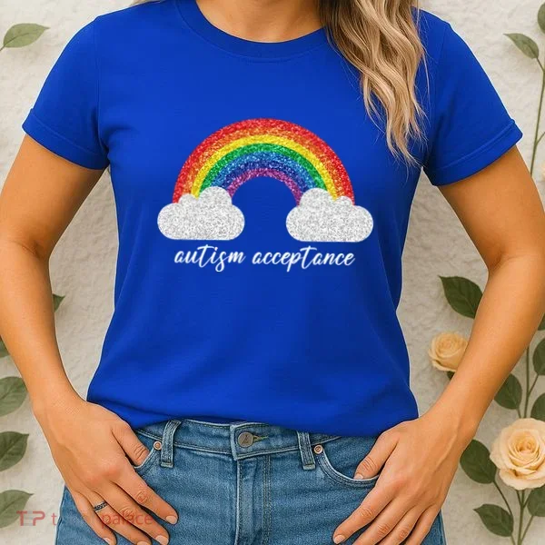 Autism Acceptance Rainbow Women's T-Shirt