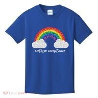 Autism Acceptance Rainbow Kids T-Shirt thumb 0