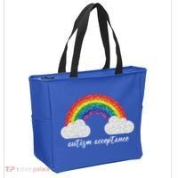 Autism Acceptance Rainbow Tote Bag thumb 2