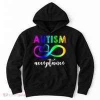 Autism Acceptance Rainbow Hoodie thumb 0