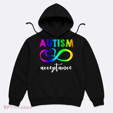 Autism Acceptance Rainbow Hoodie