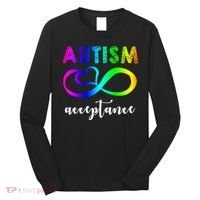 Autism Acceptance Rainbow Long Sleeve Shirt thumb 0