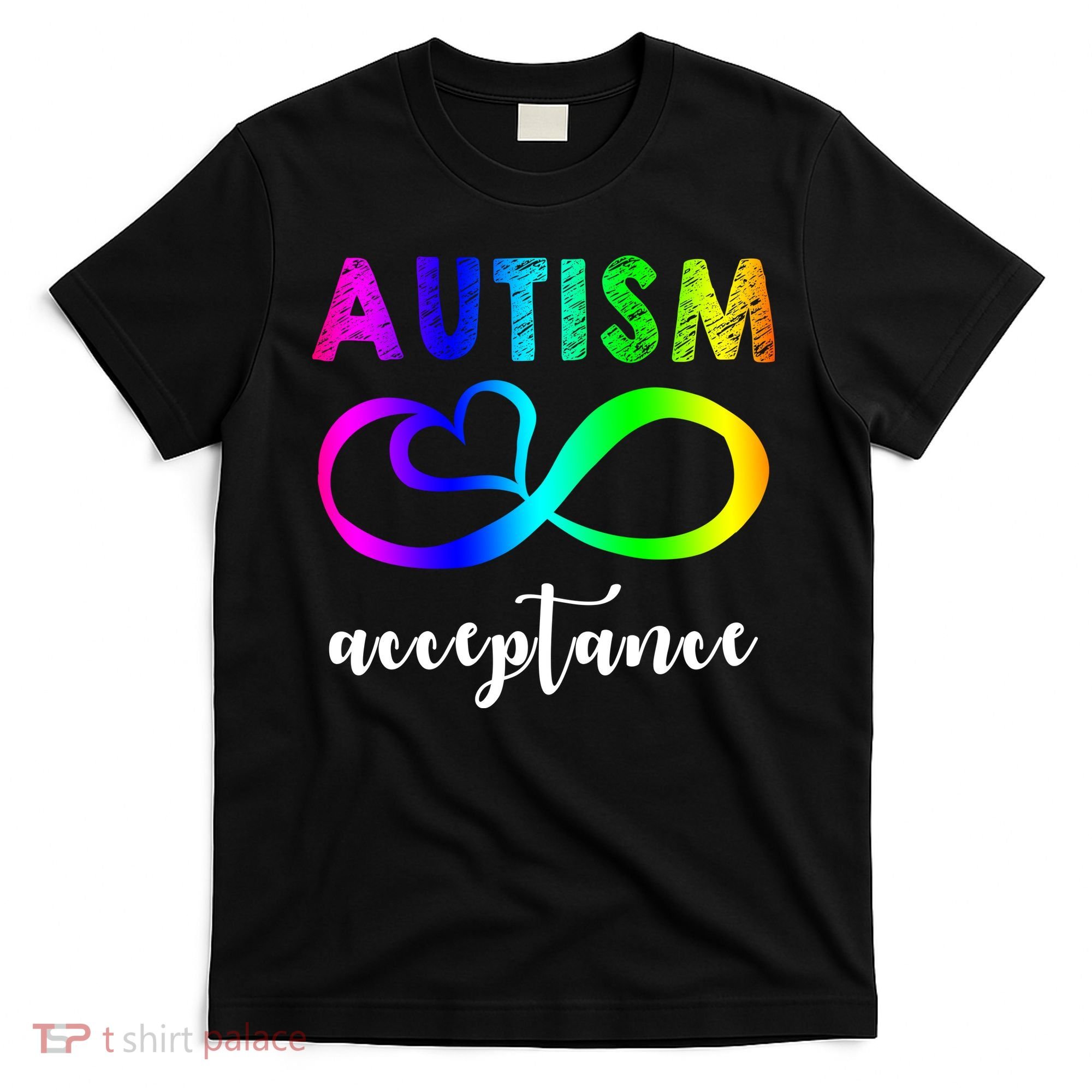 Autism Acceptance Rainbow T-Shirt
