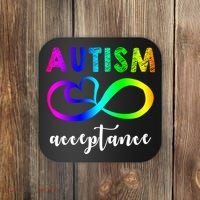Autism Acceptance Rainbow Coaster thumb 0