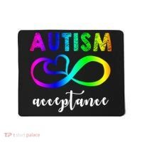 Autism Acceptance Rainbow Mousepad thumb 0