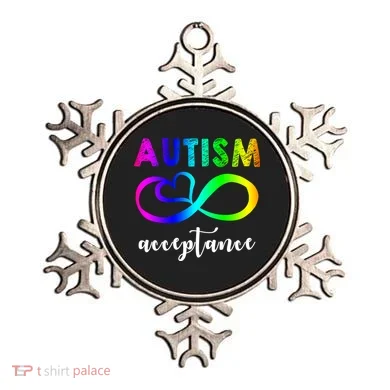 Autism Acceptance Rainbow Ornament