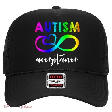 Autism Acceptance Rainbow Hat