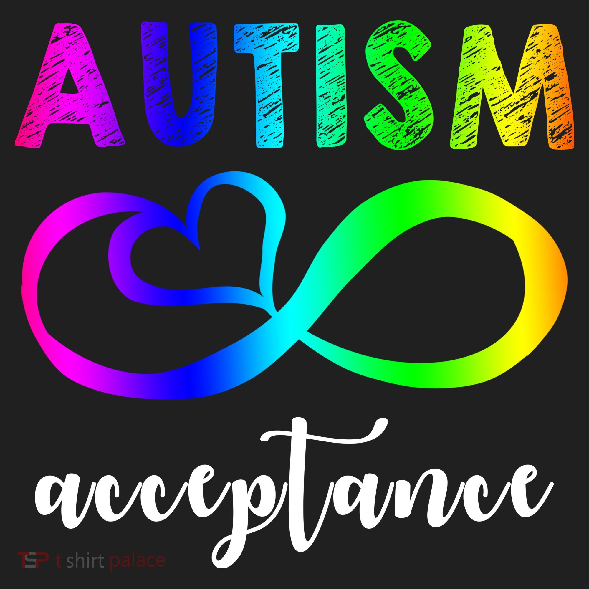 Autism Acceptance Rainbow Hat