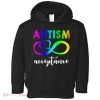 Autism Acceptance Rainbow Toddler Hoodie thumb 0