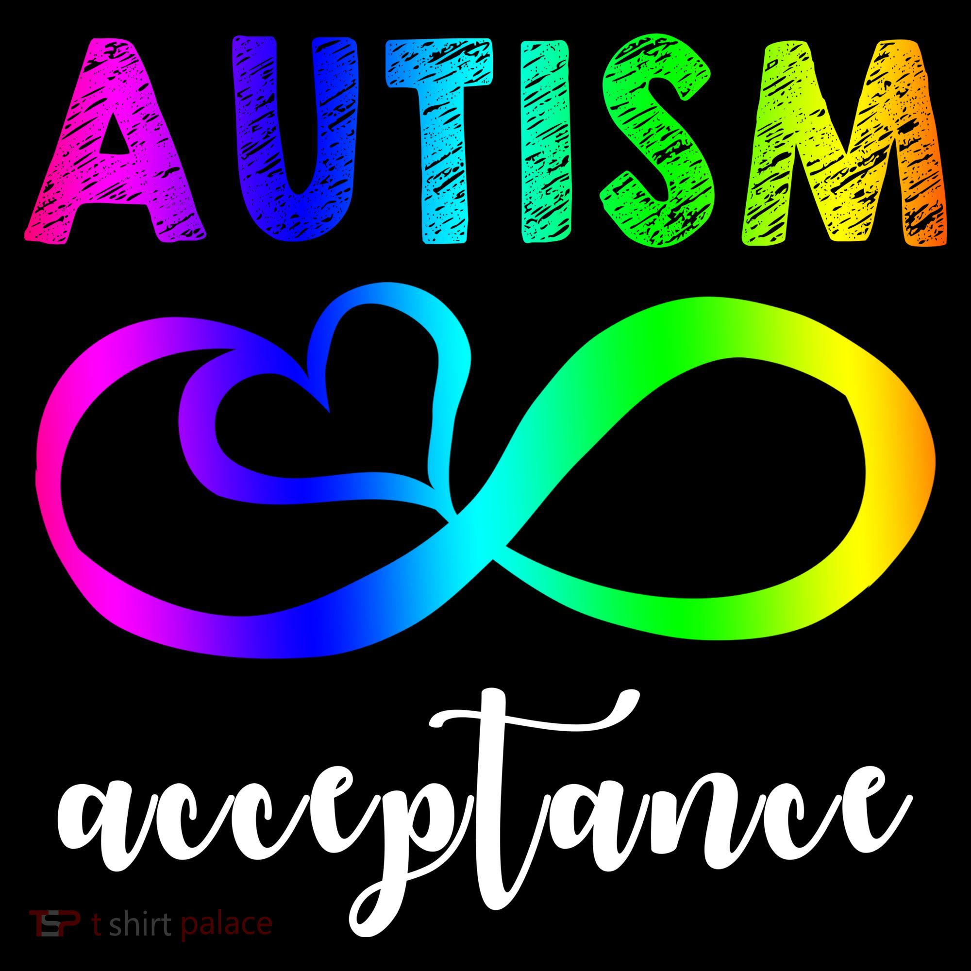 Autism Acceptance Rainbow Women's T-Shirt
