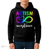 Autism Acceptance Rainbow Kids Hoodie thumb 4