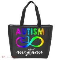 Autism Acceptance Rainbow Tote Bag thumb 0