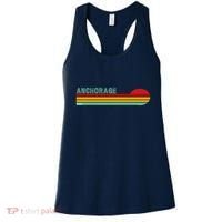 Anchorage Alaska Retro Sunset Women's Tank Top thumb 0