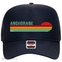 Anchorage Alaska Retro Sunset Hat thumb 0