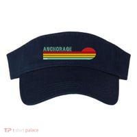 Anchorage Alaska Retro Sunset Visor thumb 0