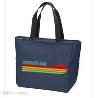 Anchorage Alaska Retro Sunset Tote Bag thumb 3