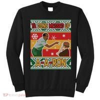Ya Done Messed Up A A Ron Ugly Christmas Funny Sweatshirt thumb 0